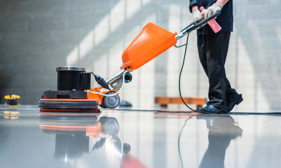 polerowanie powłoki polimerowej maszyną wysokoobrotową